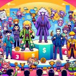 【2024年版】アニメキャラクター年収ランキング！驚きのトップ10キャラクターと年収は？